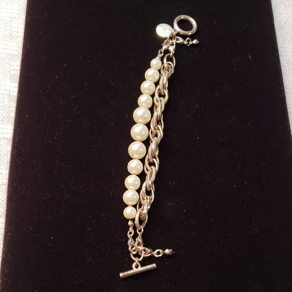 WHBM Faux Pearl Bracelet